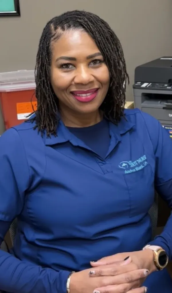 Shot Nurse staff member in Memphis TN.