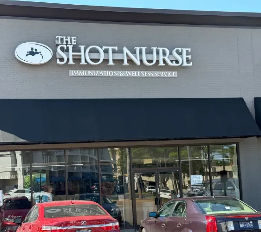 The Shot Nurse Poplar location in Memphis, TN.